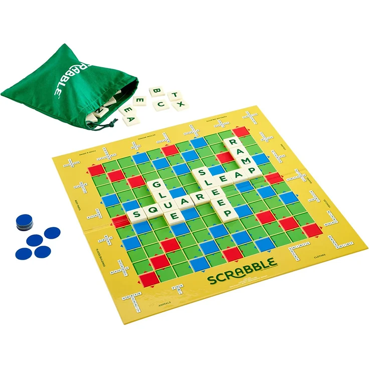 Mattel Spiel Scrabble Practice & Play - Spielend Englisch lernen (D) – Bild 3