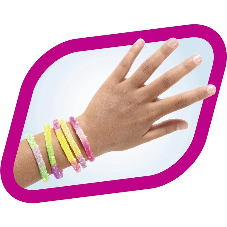 Ravensburger Blazelets Style Set, Glitzer-Armbänder selber machen, Kreatives Bastelset für Mädchen ab 6 Jahren, stylische Freundschaftsarmbänder – Bild 9