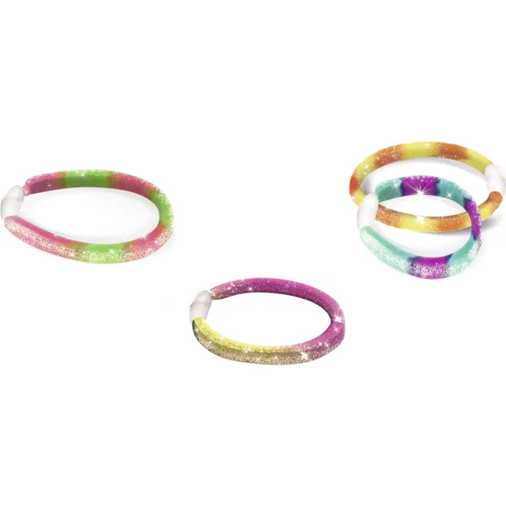 Ravensburger Blazelets Style Set, Glitzer-Armbänder selber machen, Kreatives Bastelset für Mädchen ab 6 Jahren, stylische Freundschaftsarmbänder – Bild 2