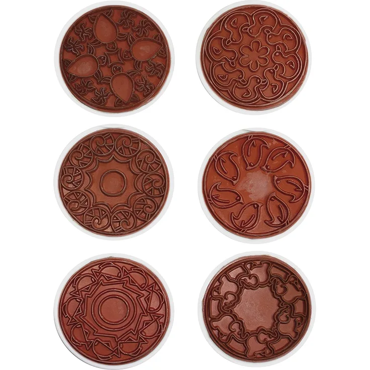 EDUPLAY 220035 Tiermandala Stempel, 6-er Set