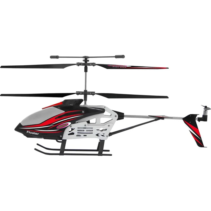 Jamara 410145 Floater Heli Altitude 2,4GHz 3,5 Kanal – automatische Höhenregulierung, Start- und Lande-Assistent, Softanlauf, wechselbarer Akku, LED Licht, Flexible Rotorblätter, rot – Bild 4