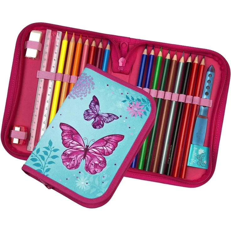 BUTTERFLY Schulranzen Set Scooli CampusFit Ranzen 9-teilig mit Sporttasche – Bild 6
