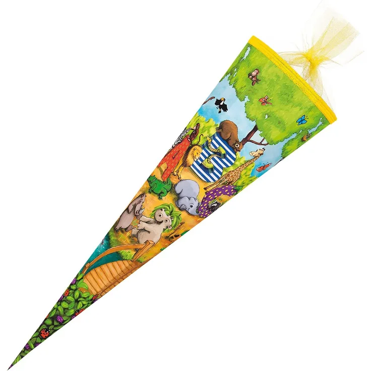 Nestler Schultüte - Tier-Abc 85cm 6-Eckig