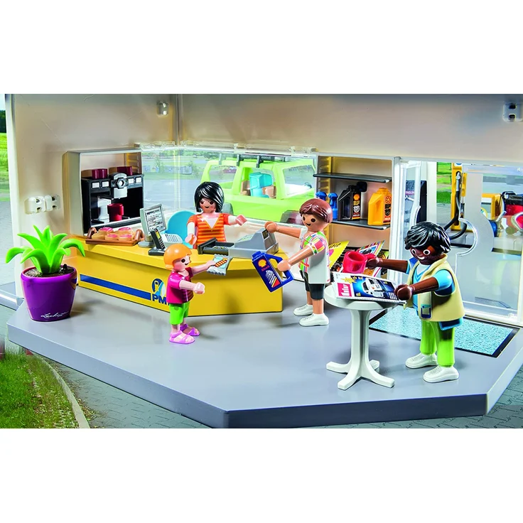 PLAYMOBIL City Life Große Tankstelle – Bild 5