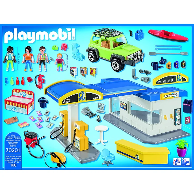 PLAYMOBIL City Life Große Tankstelle – Bild 9