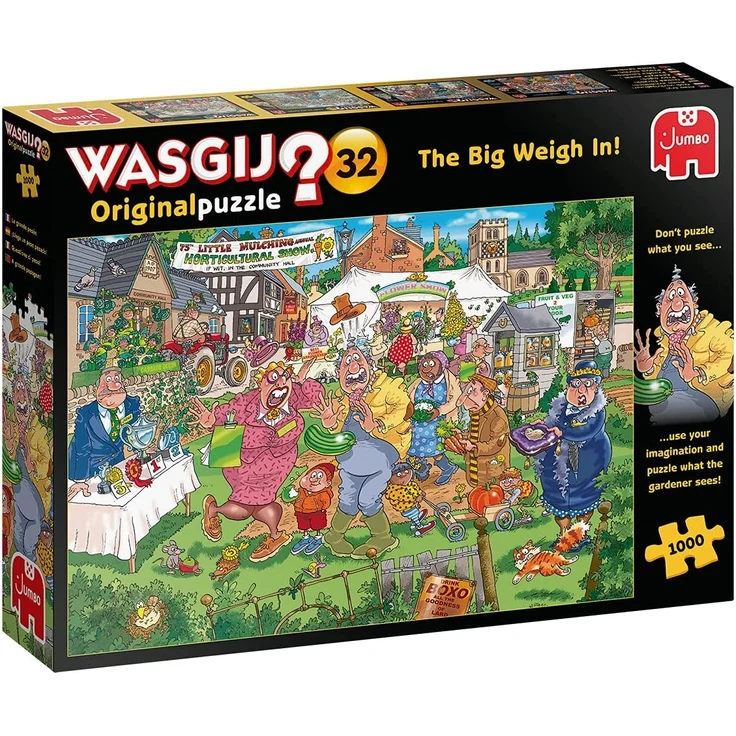 puzzle Wasgij Original 32 The Big Weigh In 1000 Teile – Bild 1