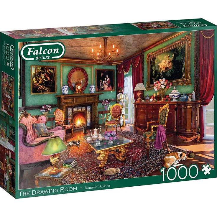 Falcon 11365 The Drawing Room 1000 Teile Puzzle