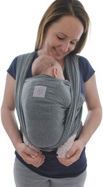 Babytragetuch mit Vordertasche inkl. Baby Wrap Carrier Tasche und Anleitung