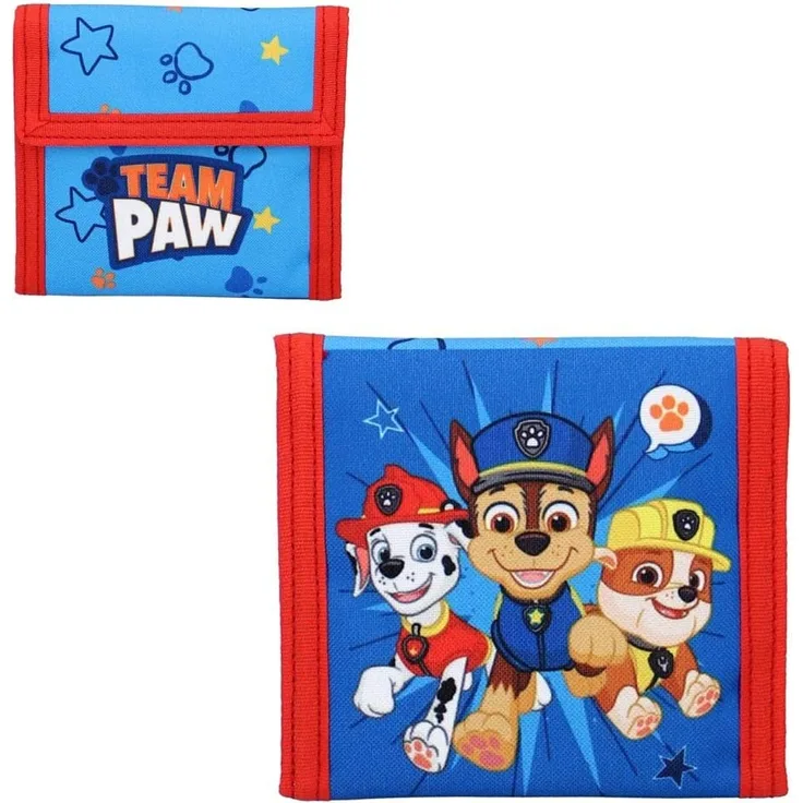 Geldbörse Paw Patrol 10 x 10 cm Kinder Brustbeutel Portemonnaie