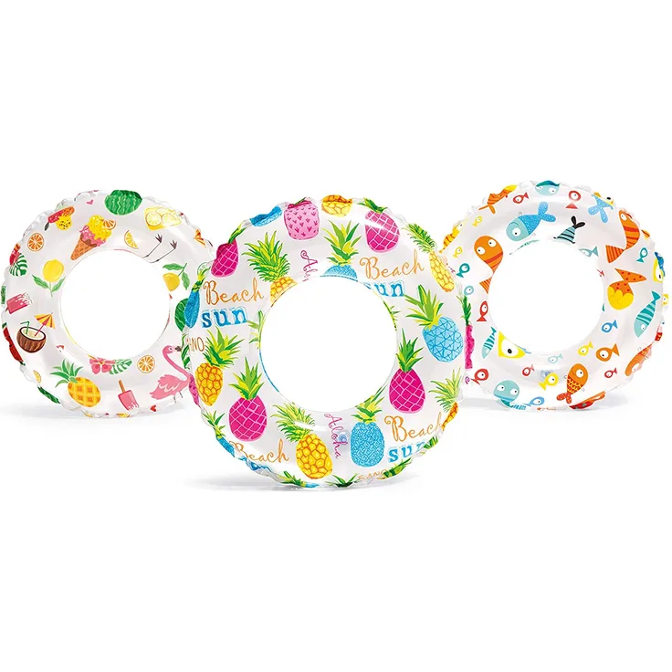 Schwimmring ''Lively Print'', 6-10 Jahre, 3 fach sort, 61cm - 1x Stück, zufällige Auswahl