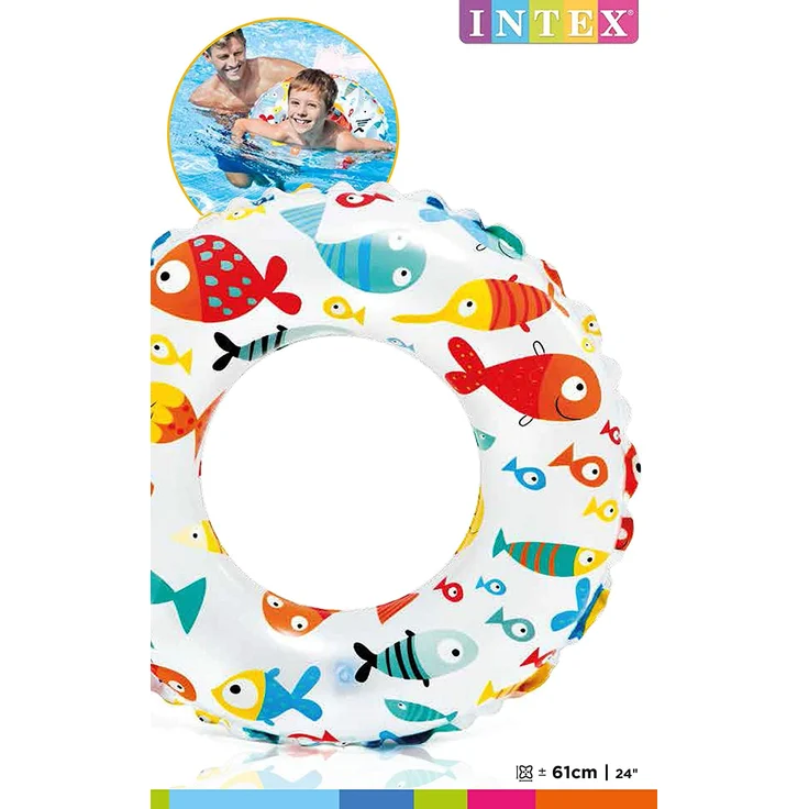 Schwimmring ''Lively Print'', 6-10 Jahre, 3 fach sort, 61cm - 1x Stück, zufällige Auswahl – Bild 5