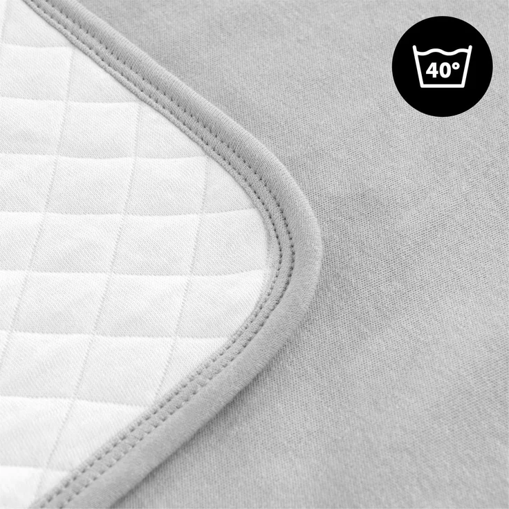 Hauck Baby Einschlagdecke Snuggle N Dream / Baumwolle / Universal für Babyschale, Autositz, Kinderwagen, Buggy, Babybett, Wippen / für 3 -und 5- Punkt-Gurtsysteme / 40 ° Maschinenwäsche / Grau – Bild 7