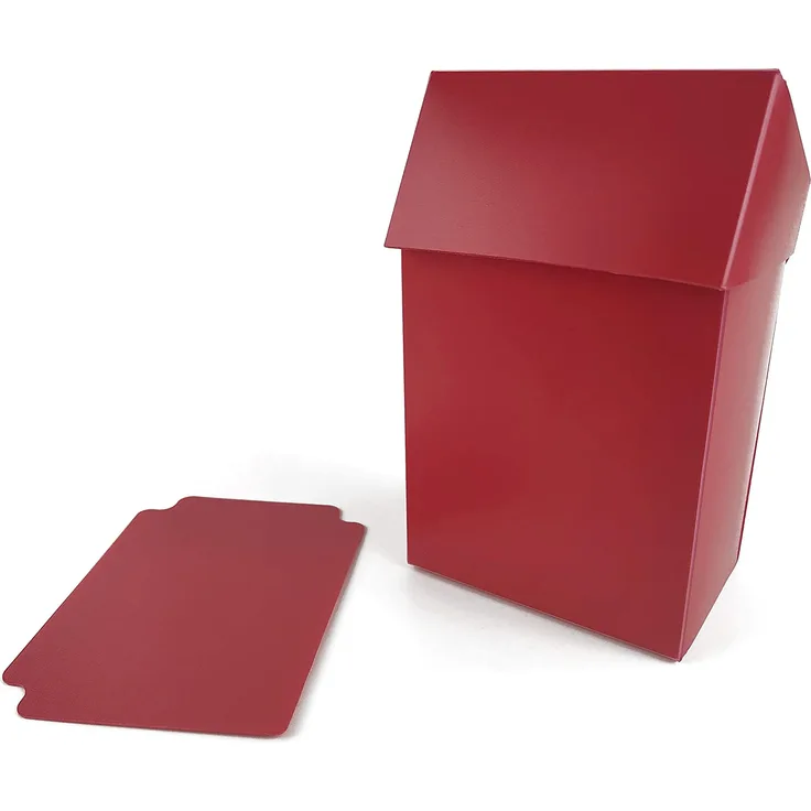 Arkero-G® 80+ Deck Box - Rot / Red - für über 100 Karten Sammelkarten Case inkl. Kartentrenner
