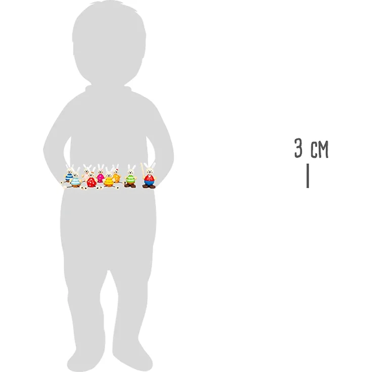 Legler 11315 Hasenschule Spielset aus Holz – Bild 6