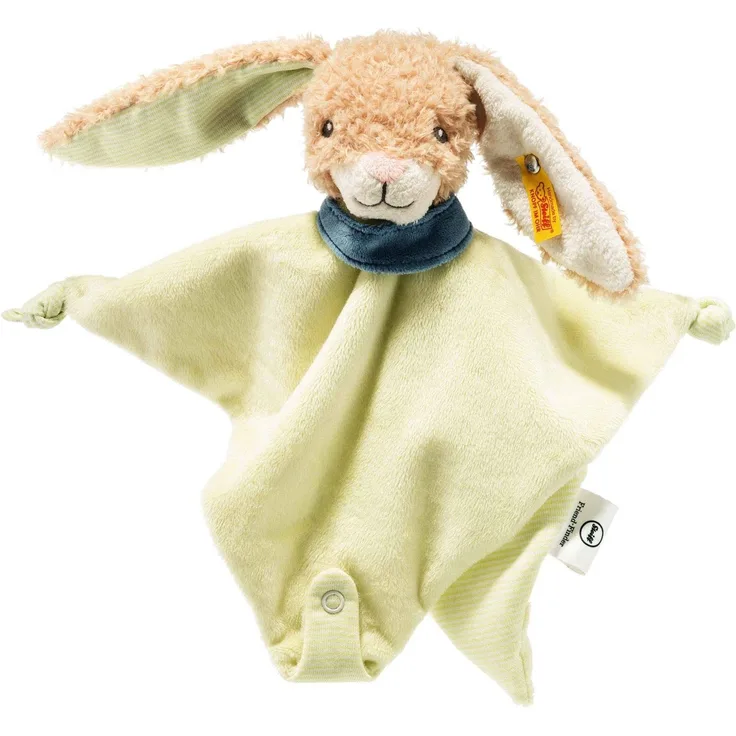 Steiff 240348 Freundefinder Hase Schmusetuch, beige