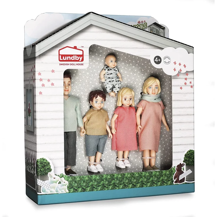 Puppen-Set Familie Charlie – Bild 6