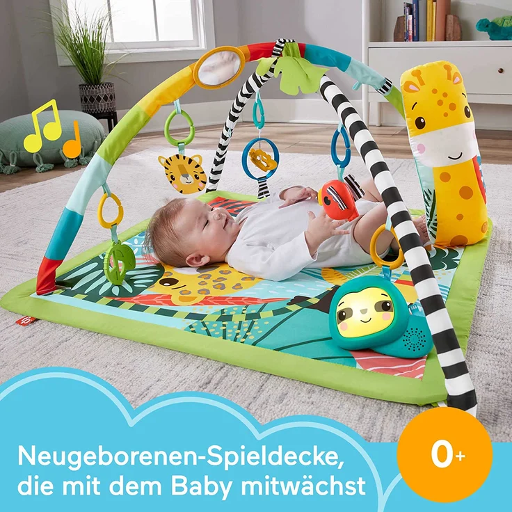 Fisher Price Educational 3-in-1 Regenwald-Matte HJW08 – Bild 2