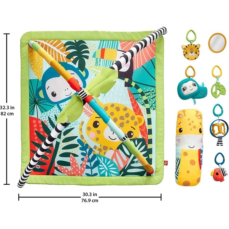 Fisher Price Educational 3-in-1 Regenwald-Matte HJW08 – Bild 7