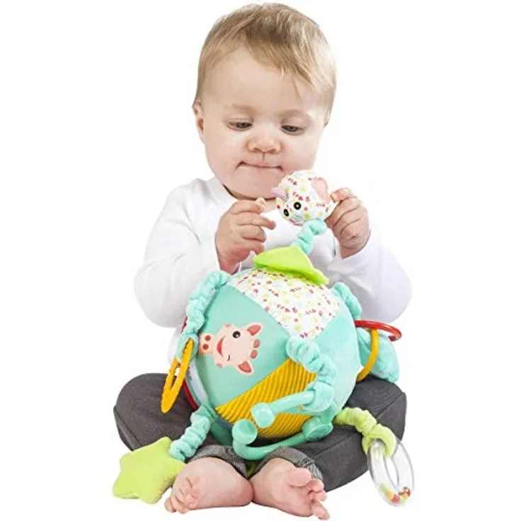 Vulli 230786.0 Fresh Touch Sophie die Giraffe Ball/Plüsch Krabbeldecke,  Welt der Überraschungen, mehrfarbig