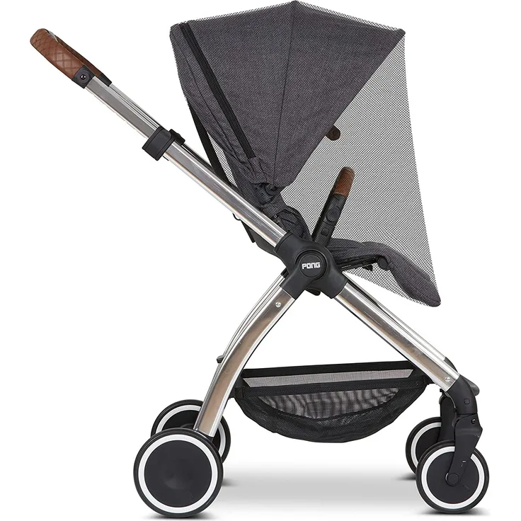 ABC Design Universal Moskitonetz – Insektenschutz für Kinderwagen, Sportwagen & Buggy – feinmaschig – Farbe: black
