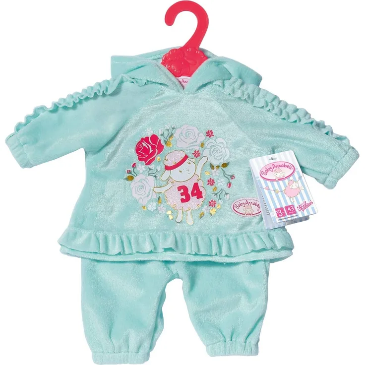 Zapf Creation 702062 Baby Annabell Baby-Anzug Puppenkleidung 43 cm, 1 Stück - Farbe nach Vorrat