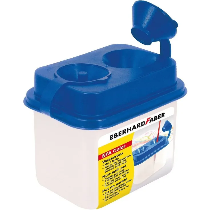 Wasserbox blau m. 2 Kammern Eberhard Faber