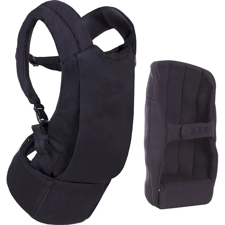 Mountain Buggy JUNO-5 Babytragetasche, multifunktional, 4 Tragemodi, Schwarz