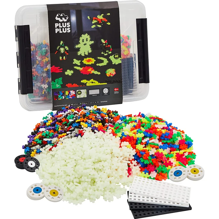 Plus-Plus Build and Glow Storage Box / 2000 pcs - Preisvergleich – Bild 1