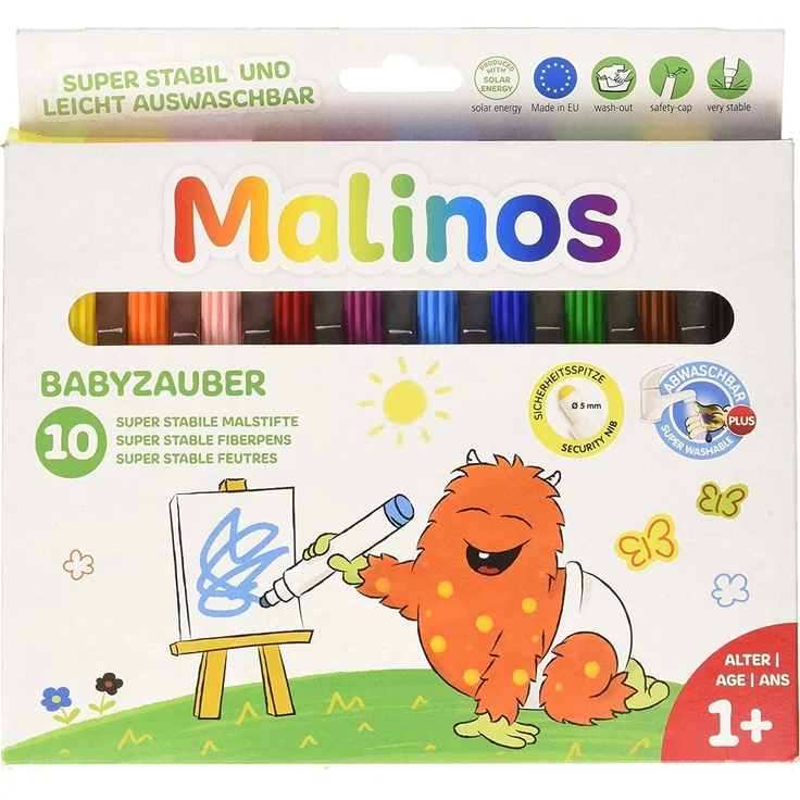 Malinos Babyzauber - 10 Malstifte - abwaschbar – Bild 1