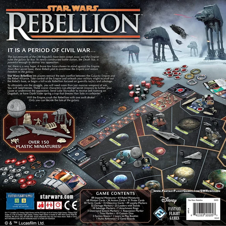 Fantasy Flight Games Star Wars Rebellion Brettspiel – Bild 2