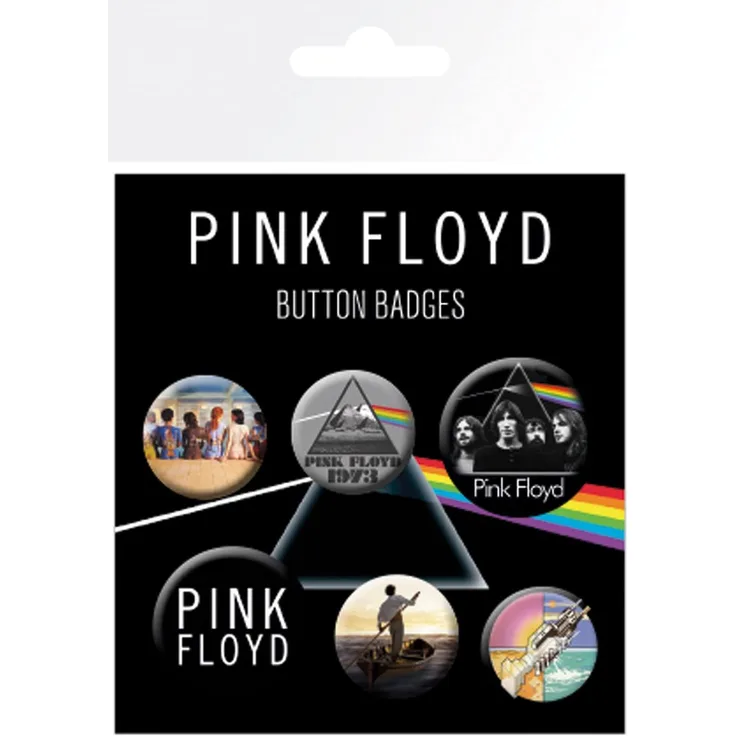 GB Eye - Pink Floyd - Ansteckbutton-Set, 6 -teilig