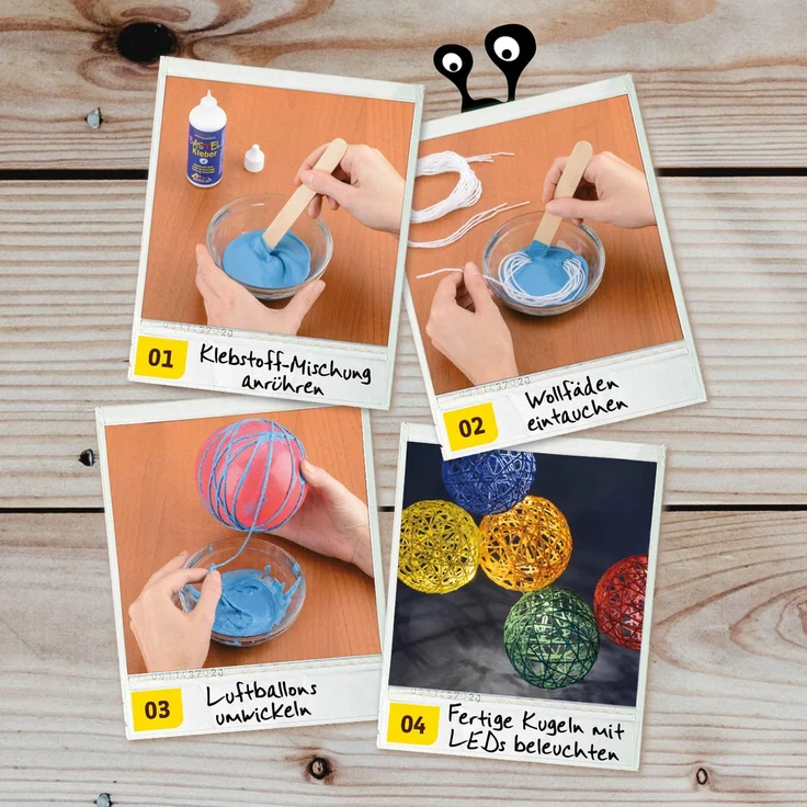 KOSMOS AllesKönnerKiste Lichterkette zum Selbermachen - DIY-Bastelset für Mädchen und Jungen ab 8 Jahren – das ideale Geschenk-Set für den Kindergeburtstag – Bild 5