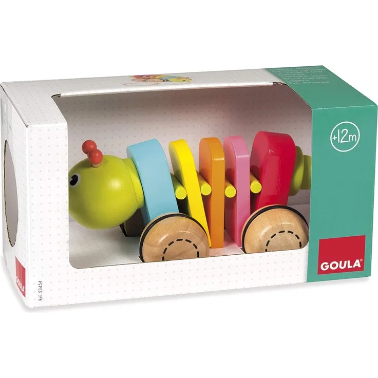 Goula 53454 Zieh-Raupe, Babyspielzeug