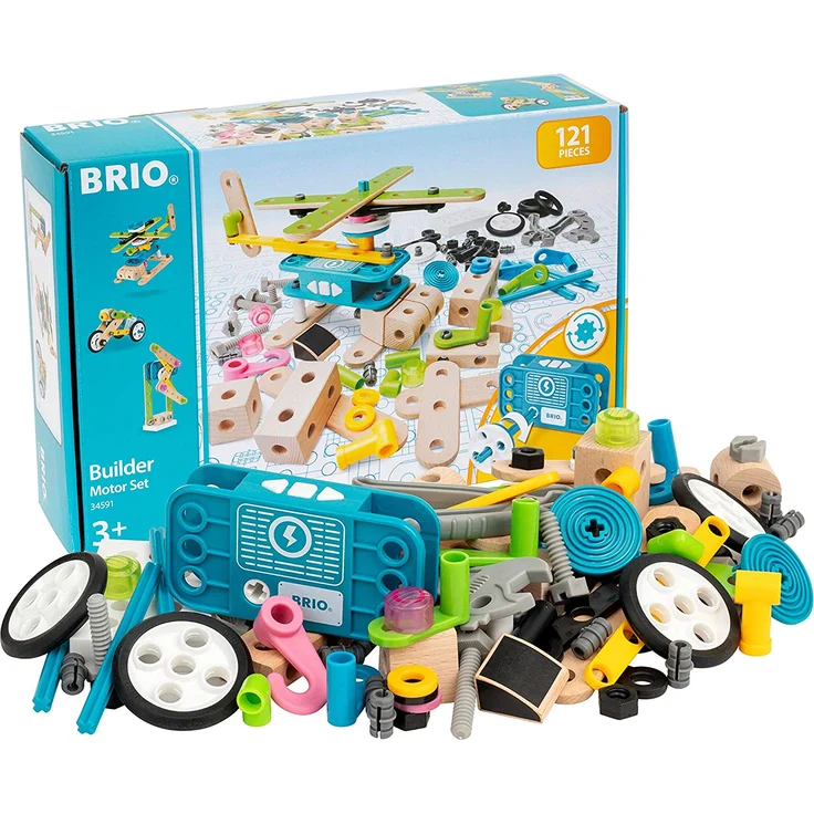 BRIO® 34591 - Builder Motor-Konstruktionsset, 121-teilig - Preisvergleich – Bild 17