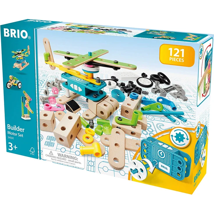 BRIO® 34591 - Builder Motor-Konstruktionsset, 121-teilig - Preisvergleich – Bild 20