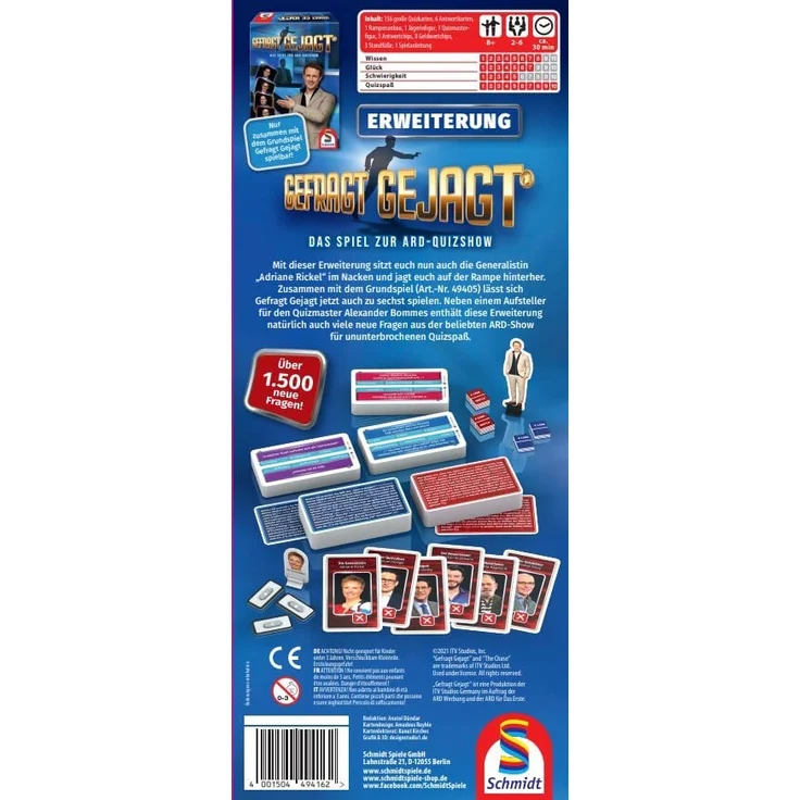 Schmidt Spiele 49416 Gefragt Gejagt, Die Erweiterung – Bild 2