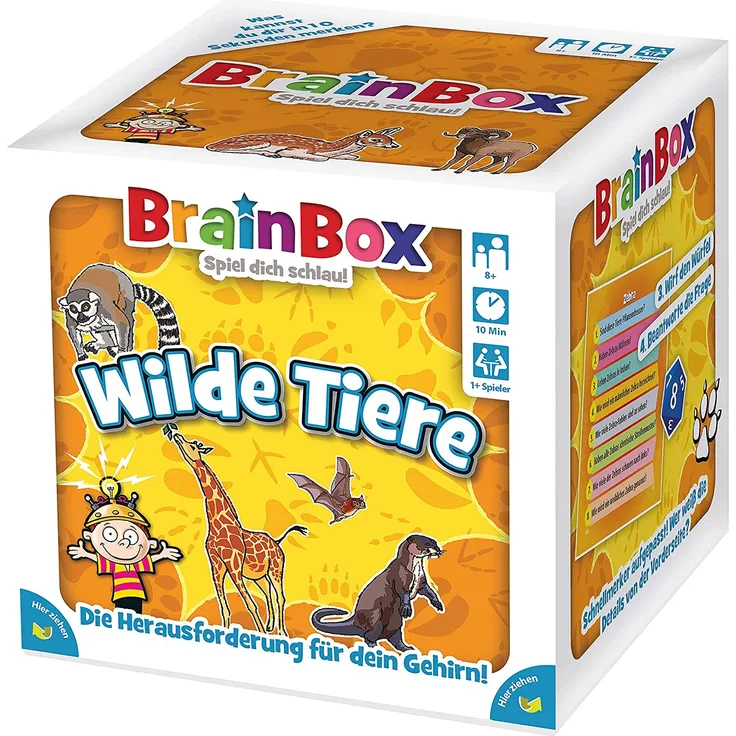 Brain Box-Spiel Wilde Tiere