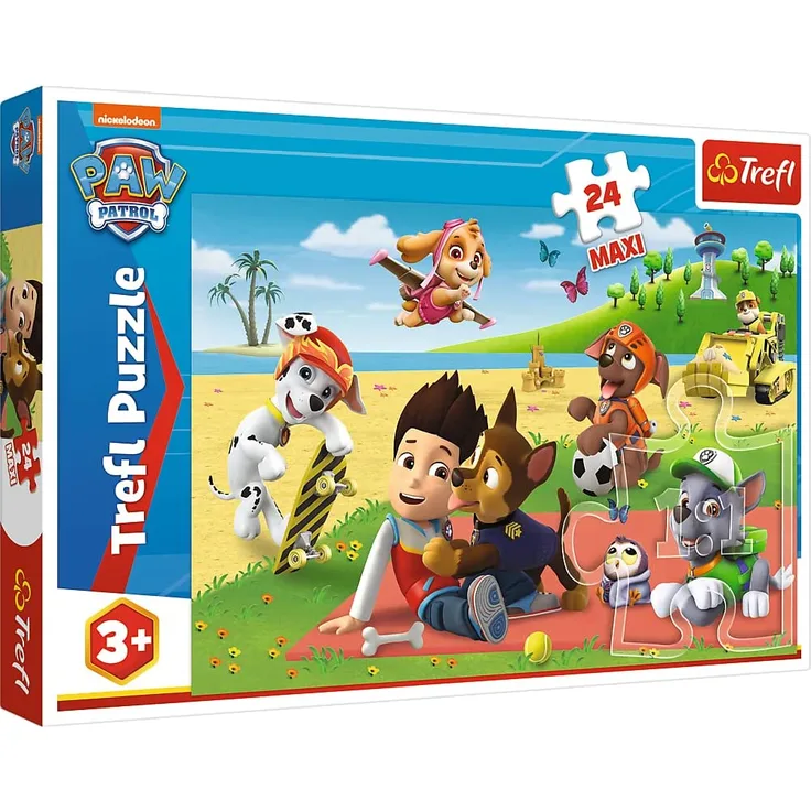 Puzzle 24el Maxi Fun on the blanket. PAW PATROL Paw Patrol 14346 Trefl