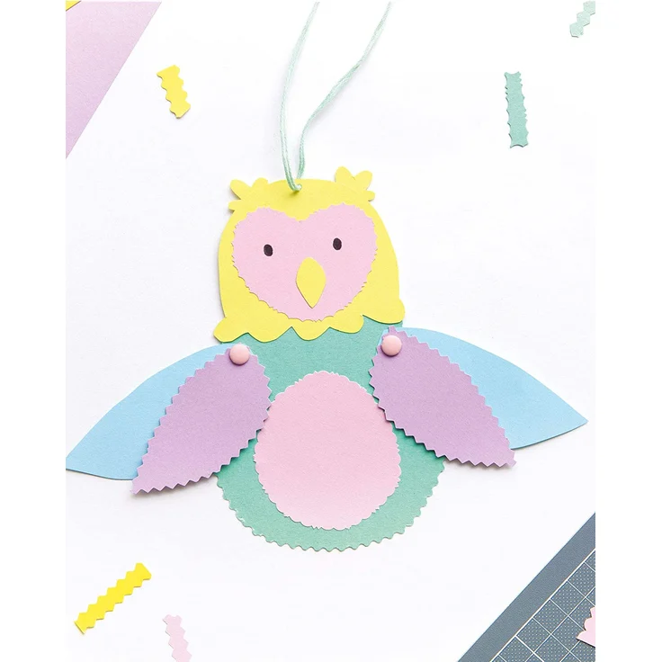 folia 799/6 - Konturenscheren Set, Bastelscheren, 6 Stück, sortiert mit verschiedenen Schnittmustern – Bild 5