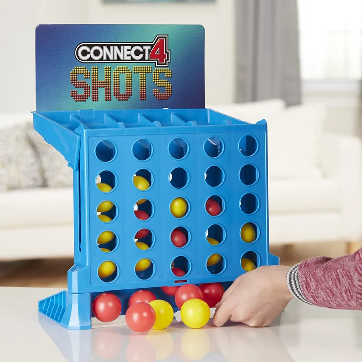Spiele Kinder – 4 Hasbro Gaming – Leistung 4 Shots – Spiel der Societe, E3578101, mehrfarbig – Bild 7