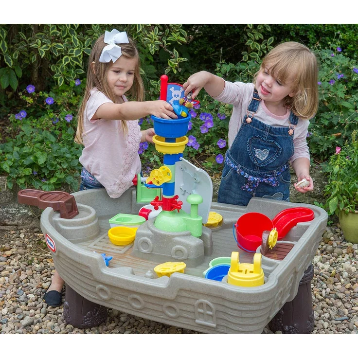 Little Tikes Anchors Away Piratenschiff - Wasserspielset für Kinder - Sicher und tragbar - Fördert kreatives Spielen – Bild 6