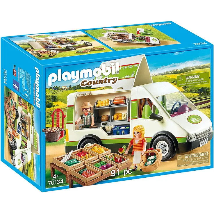 PLAYMOBIL Country 70134 Hofladen-Fahrzeug, Ab 4 Jahren
