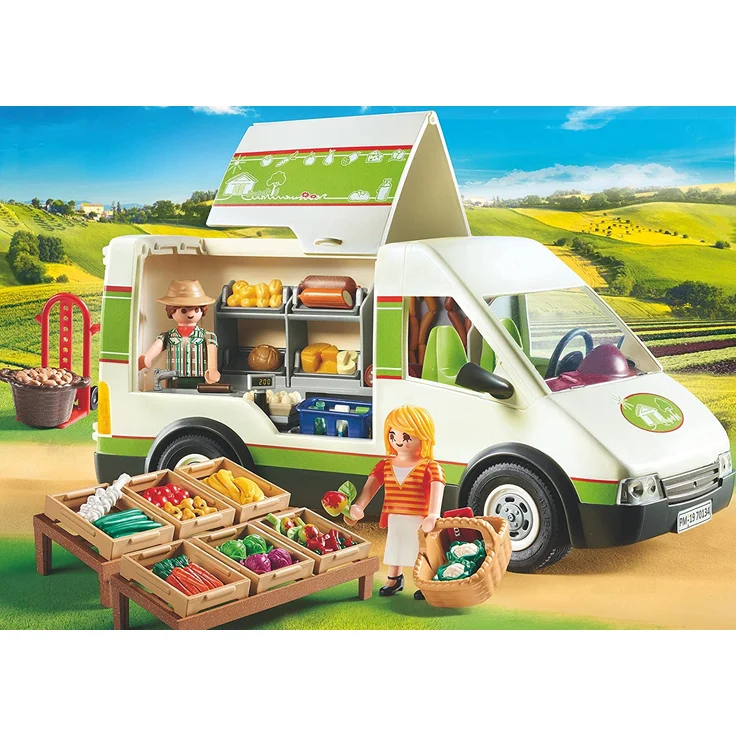 PLAYMOBIL Country 70134 Hofladen-Fahrzeug, Ab 4 Jahren – Bild 3