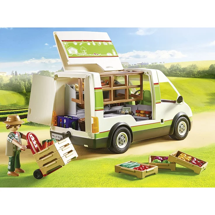 PLAYMOBIL Country 70134 Hofladen-Fahrzeug, Ab 4 Jahren – Bild 4