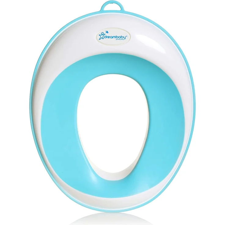 Dreambaby F6000 EZY-Potty Toilettentrainer WC-Sitzauflage Töpfchen, rutschfest und ideal für unterwegs, aqua Blau – Bild 1