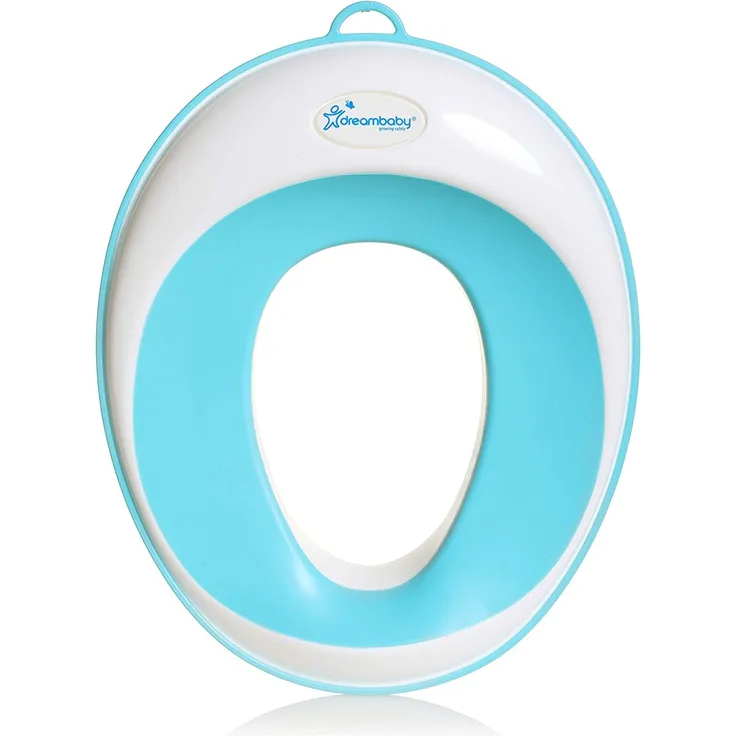 Dreambaby F6000 EZY-Potty Toilettentrainer WC-Sitzauflage Töpfchen, rutschfest und ideal für unterwegs, aqua Blau