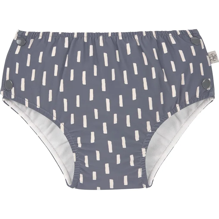 Schwimmwindel mit Druckknöpfen Strokes grau, 62/68, 3-6 M. - LÄSSIG-1431029263-06