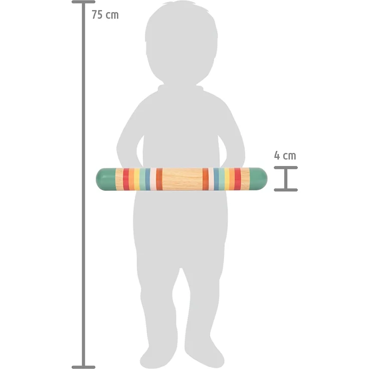 Rassel, "Regenmacher Safari", 35 cm, aus Holz, von Small Foot – Bild 4
