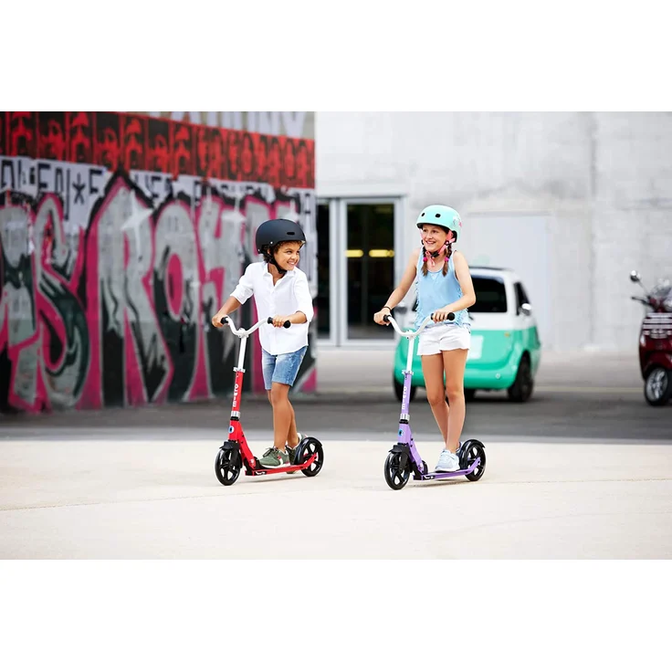 Micro Cruiser Scooter zum cruisen Kinderscooter ab 10 Jahren Farbe rot – Bild 8