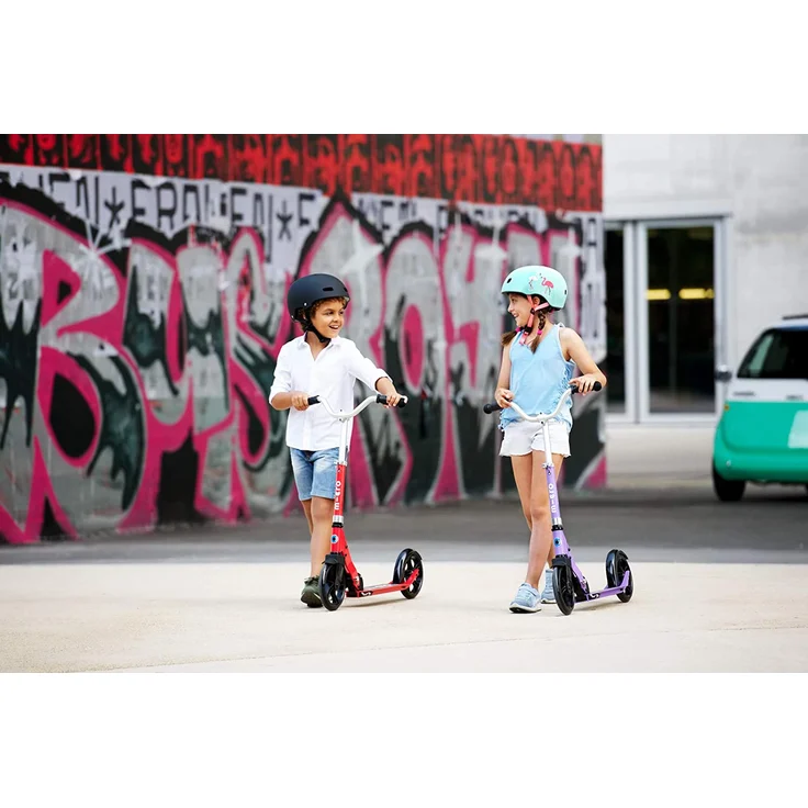 Micro Cruiser Scooter zum cruisen Kinderscooter ab 10 Jahren Farbe rot – Bild 4